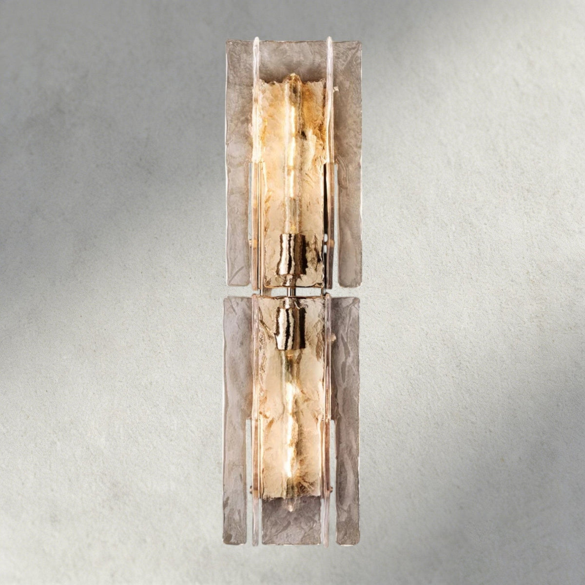 Aurelle Clear Glass Wall Sconce - Cyran Lamps