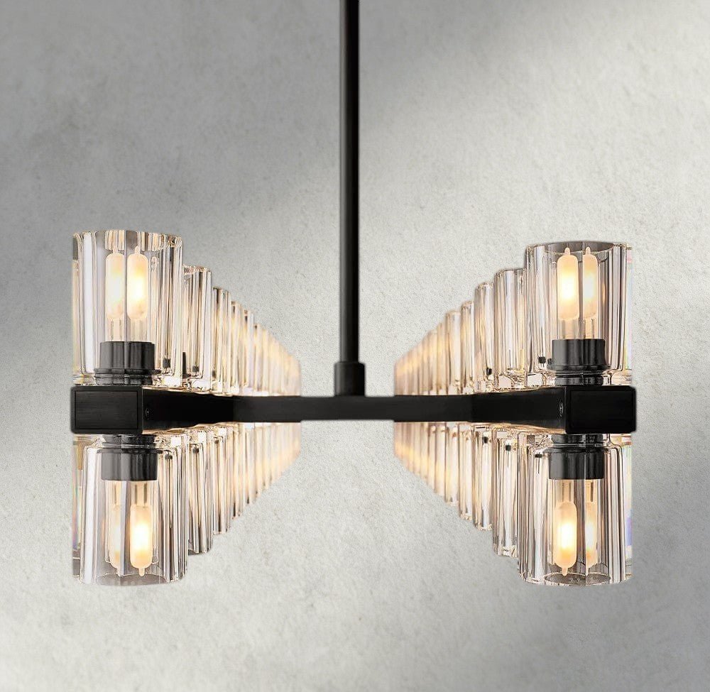 Avecho LED Rectangular Chandelier 54", 72" - cyranlighting