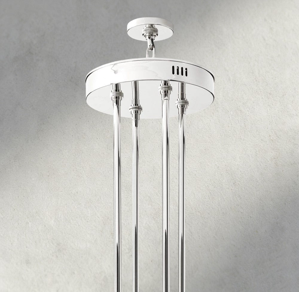 Avecho LED Round Two - Tier Chandelier 60" - cyranlighting