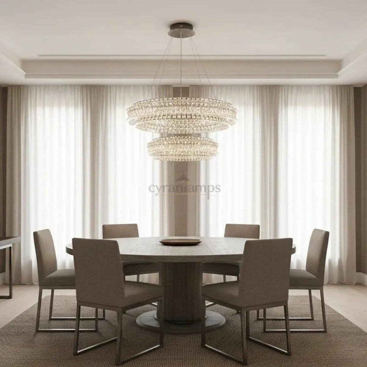Bacci Crystal Chandelier - cyranlighting