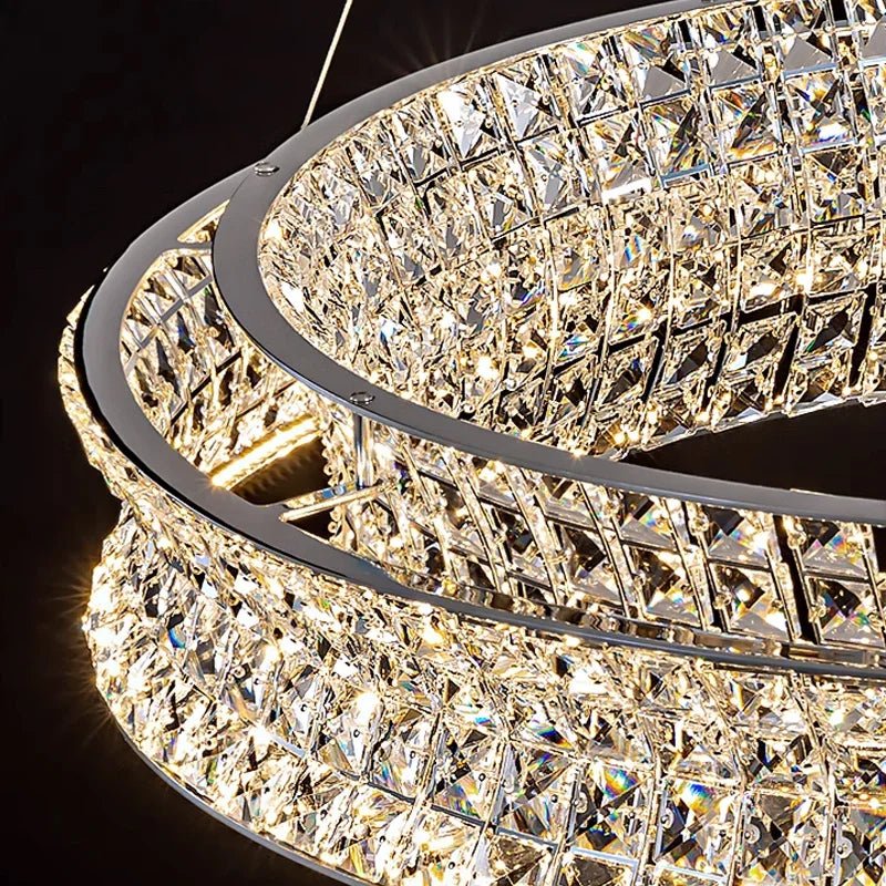 Bacci Crystal Chandelier - cyranlamps