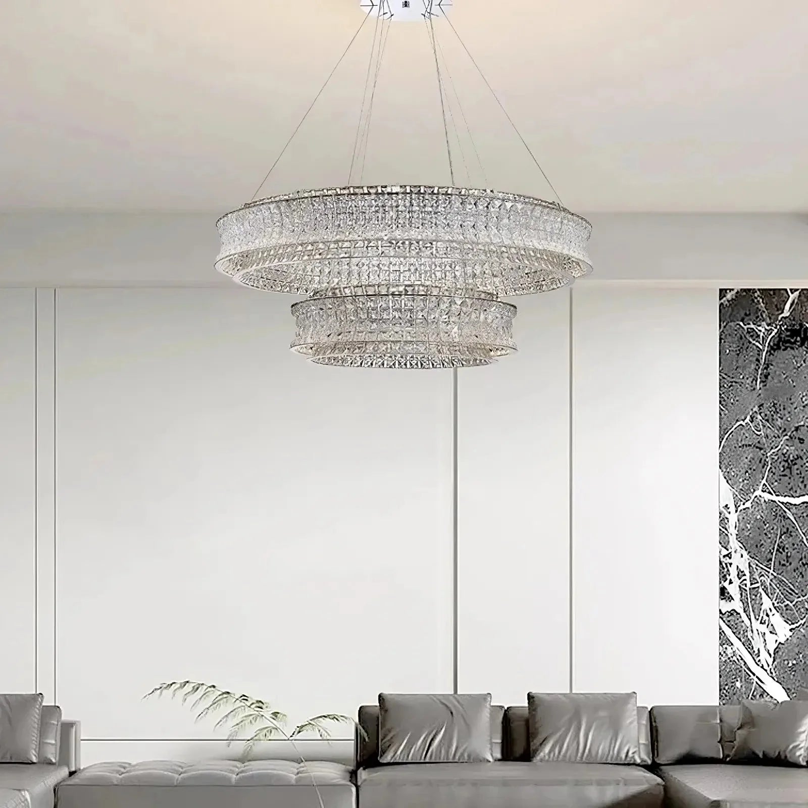 Bacci Crystal Chandelier - cyranlamps