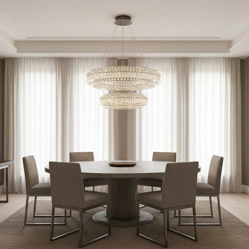 Bacci Crystal Chandelier - cyranlamps