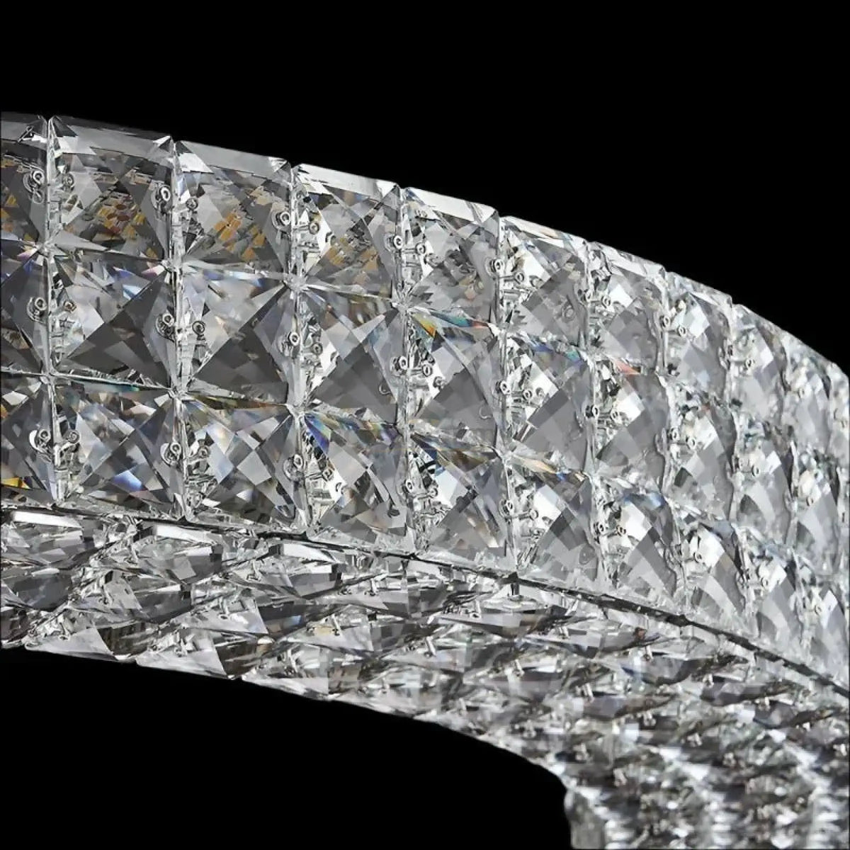 Bacci Crystal Flush Mount - cyranlighting