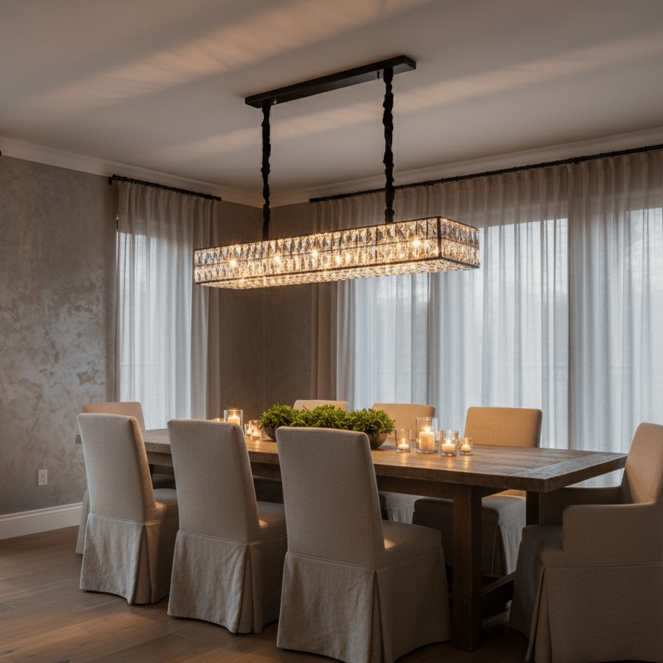 Bacci Dining Chandelier - cyranlamps