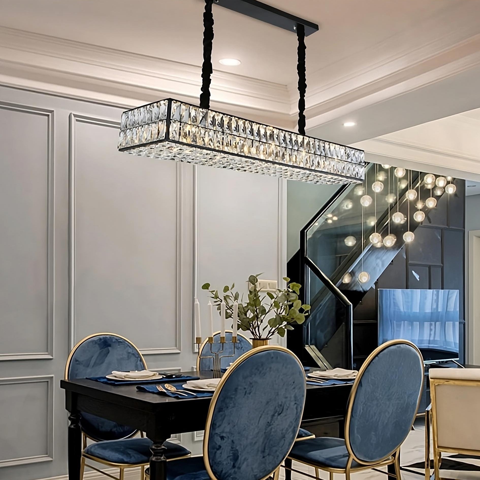 Bacci Dining Chandelier - cyranlamps
