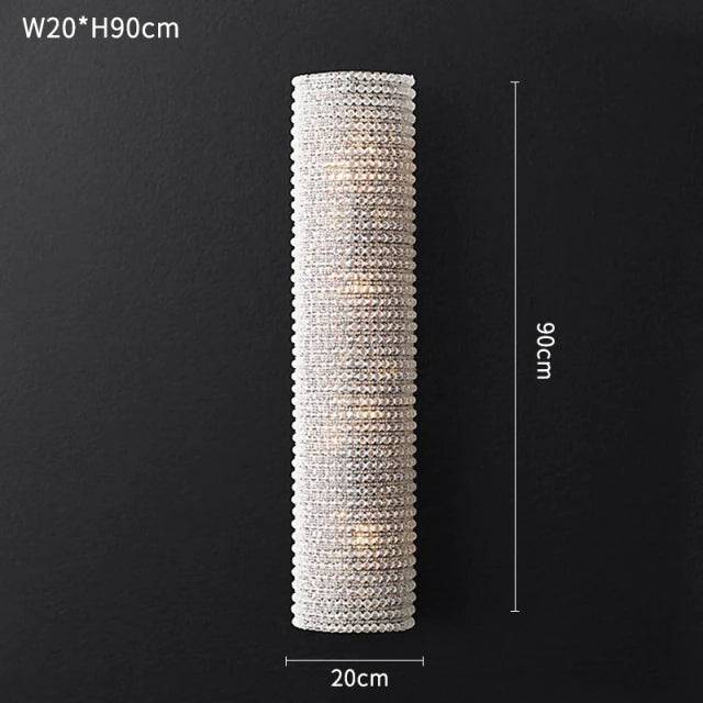 Bergamo Crystal Wall Sconce - cyranlamps