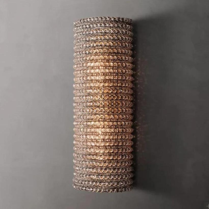 Bergamo Crystal Wall Sconce - cyranlamps