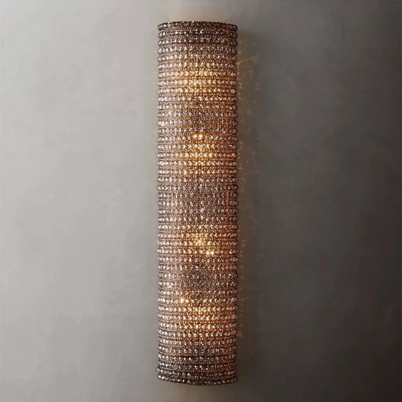 Bergamo Crystal Wall Sconce - cyranlamps