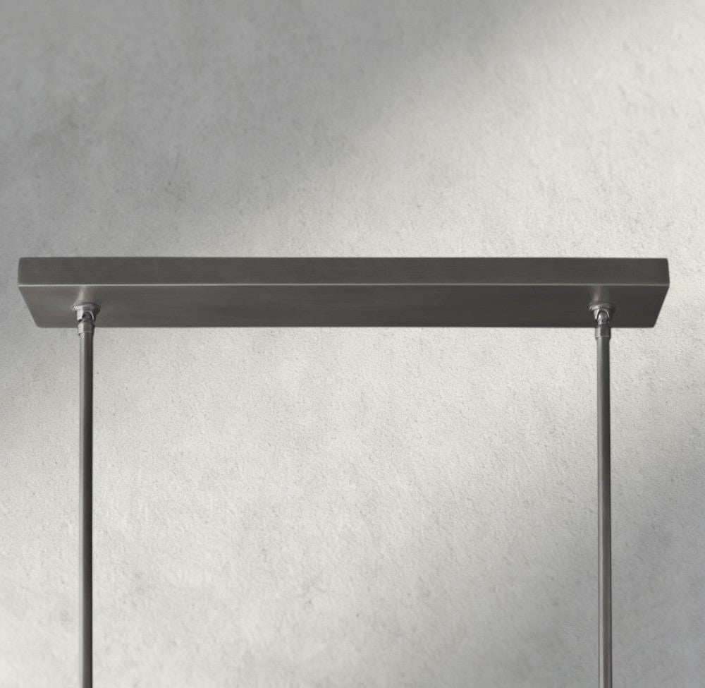 Beula De Cristal Double Linear Chandelier 60" - cyranlighting