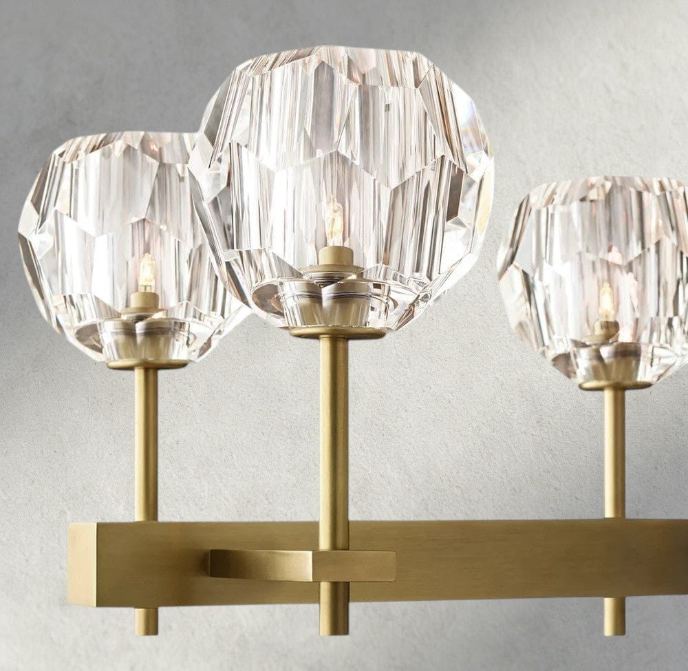 Beula De Cristal Double Linear Chandelier 60" - cyranlighting