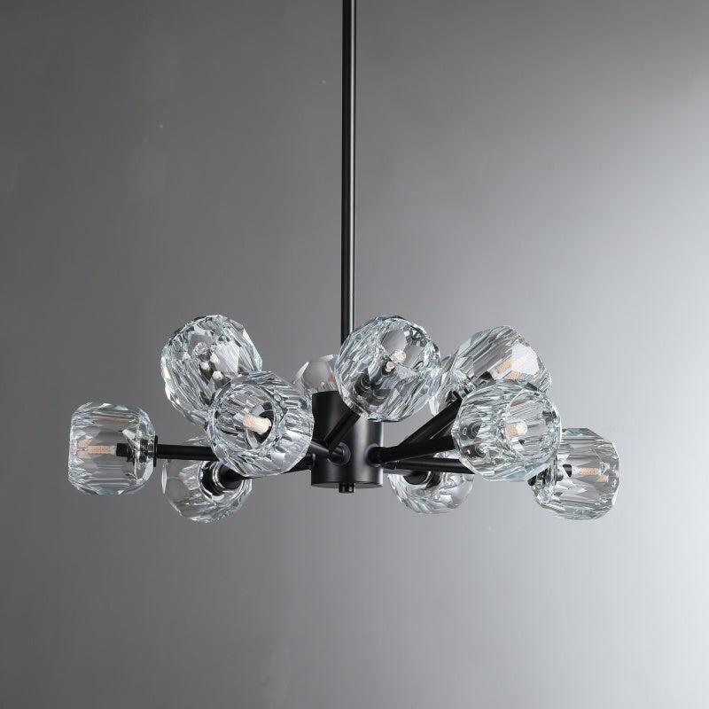 Beula De Cristal Round Chandelier 24", 36", 48", 60", 72" - cyranlighting
