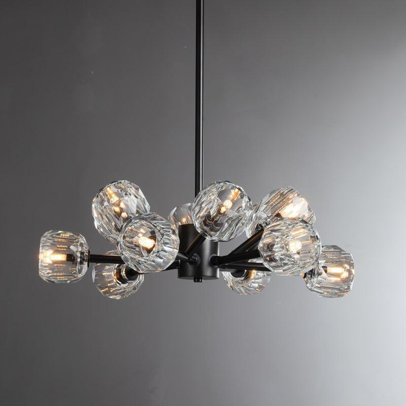 Beula De Cristal Round Chandelier 24", 36", 48", 60", 72" - cyranlighting