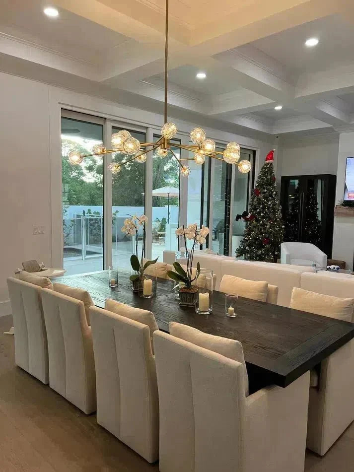 Beula De Cristal Round Chandelier 24", 36", 48", 60", 72" - cyranlighting