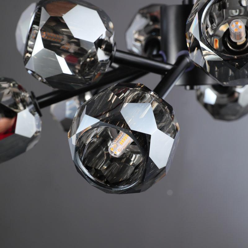 Beula De Cristal Round Chandelier 24", 36", 48", 60", 72" - cyranlighting