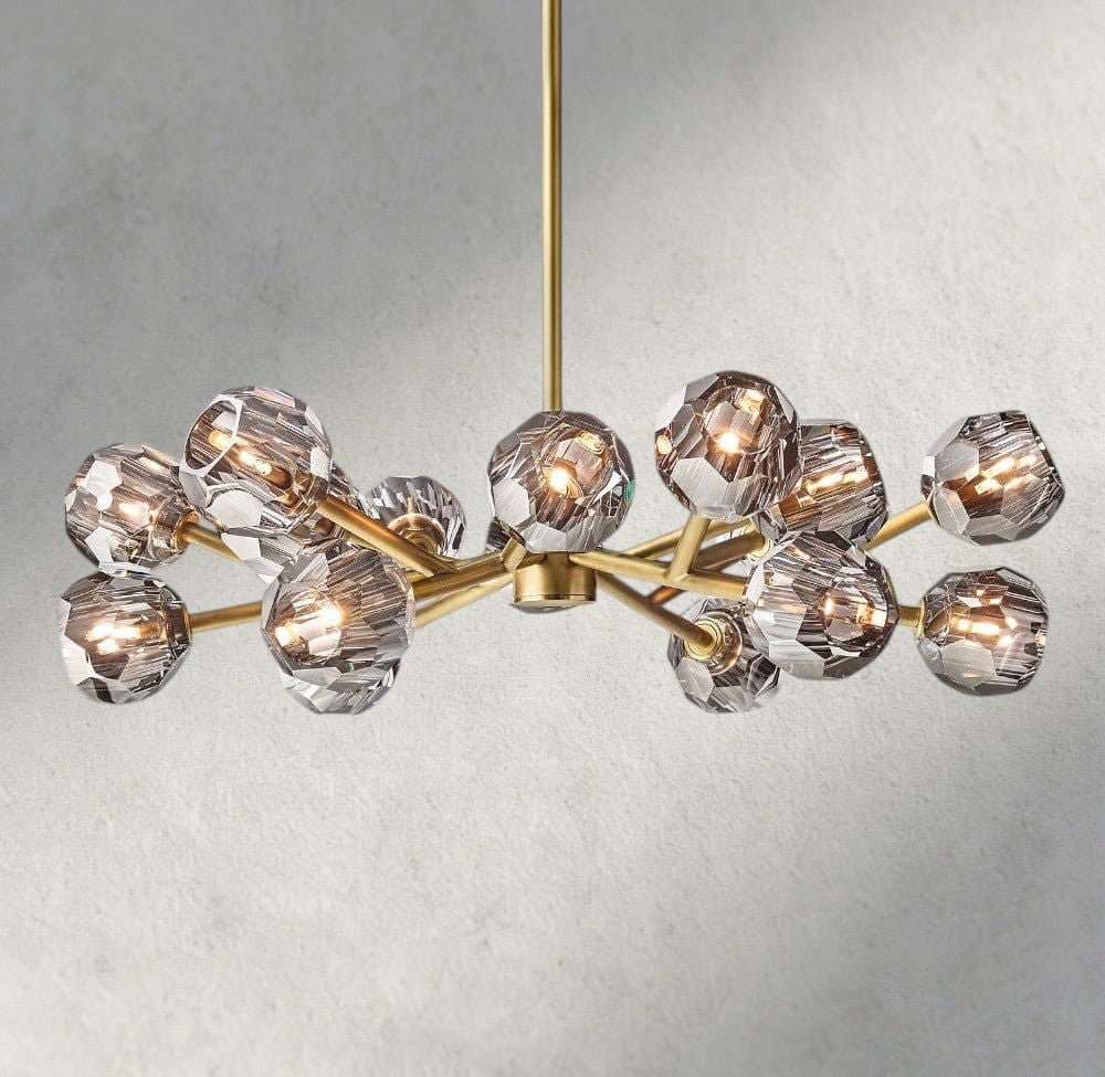 Beula De Cristal Round Chandelier 24", 36", 48", 60", 72" - cyranlighting