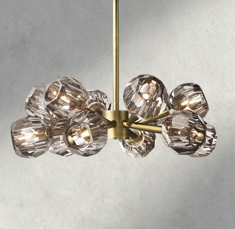 Beula De Cristal Round Chandelier 24", 36", 48", 60", 72" - cyranlighting