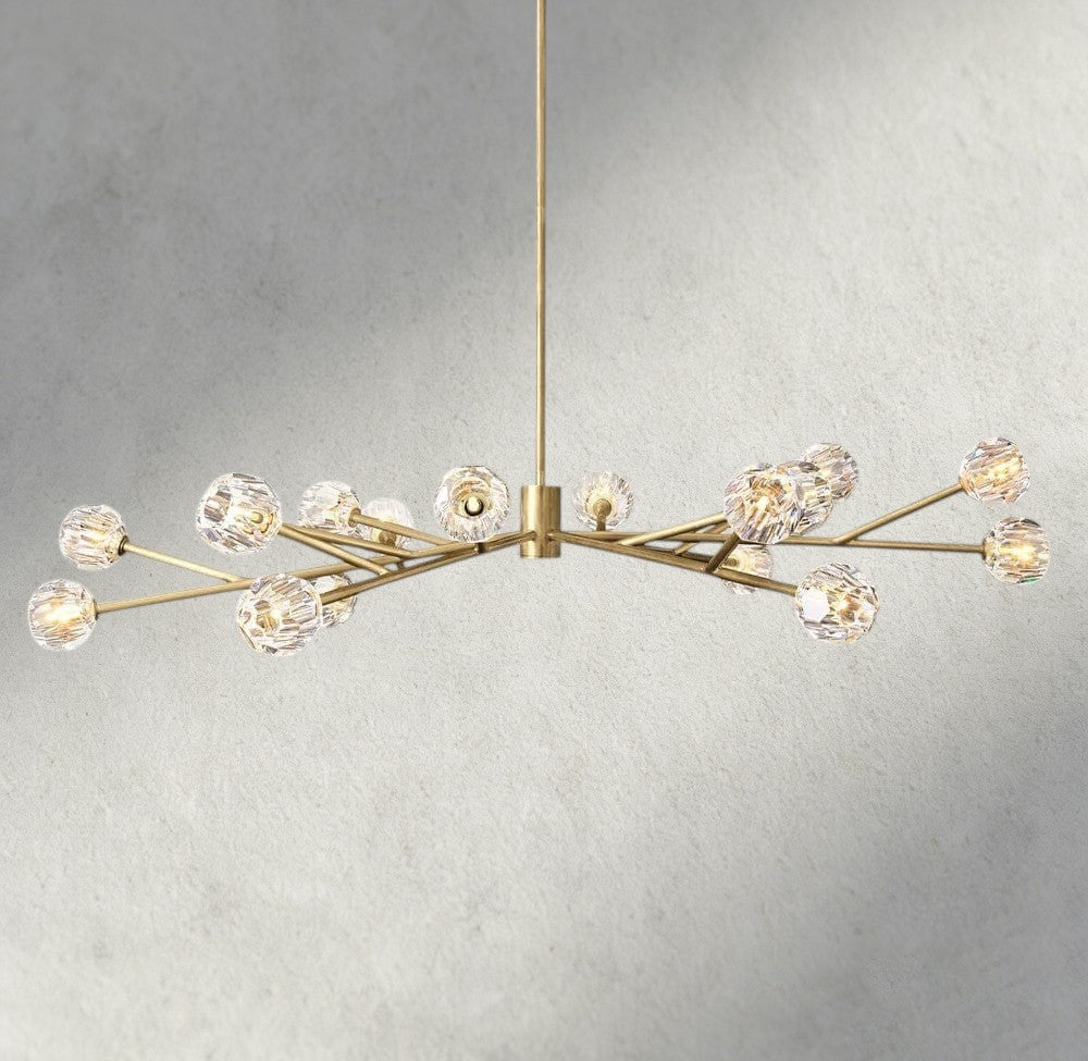 Beula De Cristal Round Chandelier 24", 36", 48", 60", 72" - cyranlighting