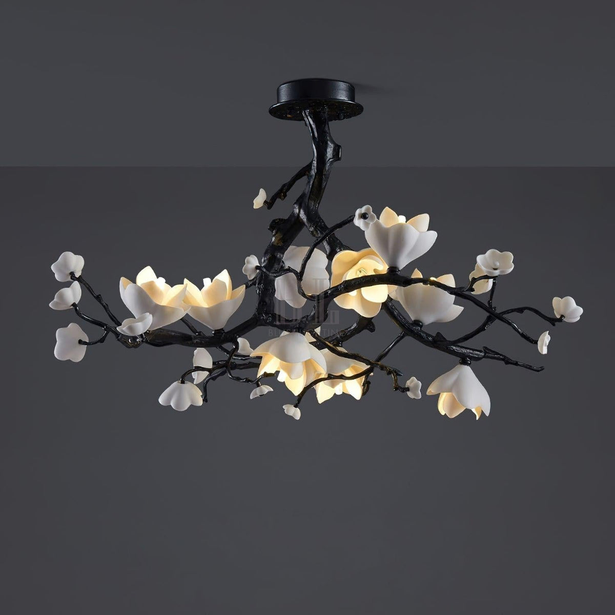 Black Branch Copper Tree Chandelier - ∅ 31.5″ x H 17.7″ / Dia 80cm x H 45cmDark CopperCyranlamps