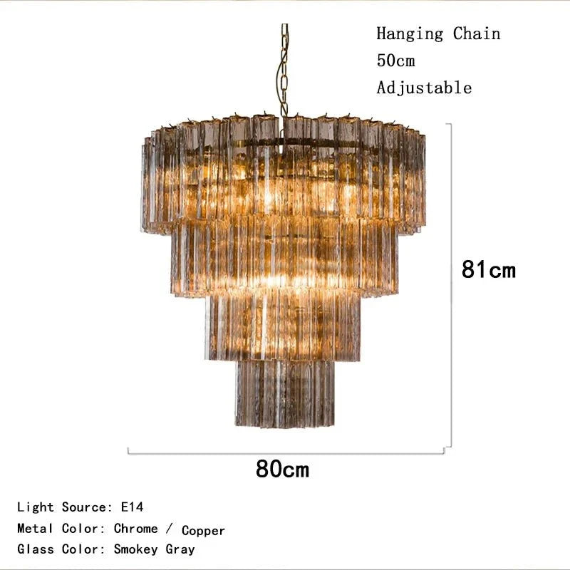 Burney Modern Chandelier - cyranlamps