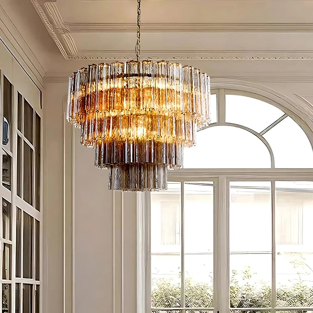 Burney Modern Chandelier - cyranlamps
