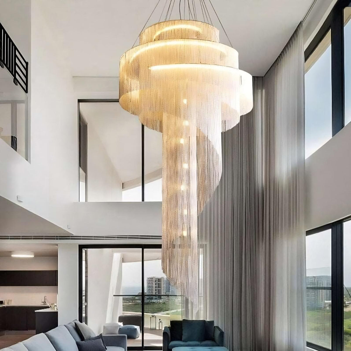 Cadena French Empire Chandelier - cyranlamps