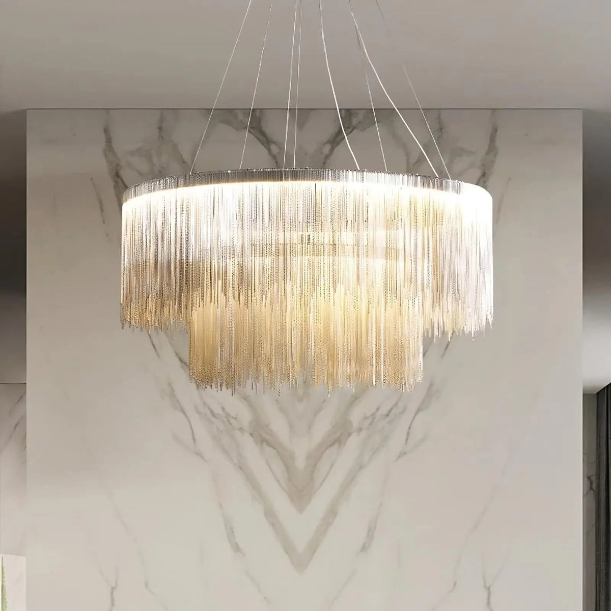 Cadena Modern Chandelier - cyranlighting