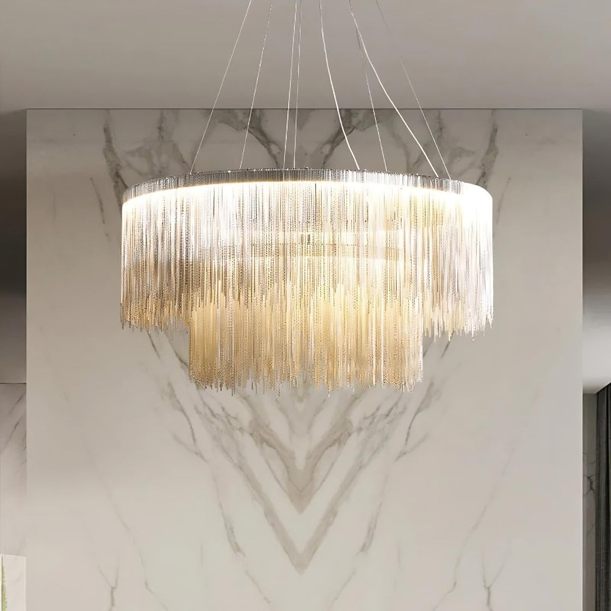 Cadena Modern Chandelier - cyranlamps