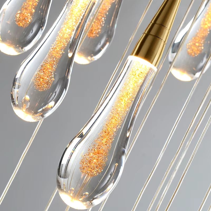 Cadere Modern Staircase Chandelier - cyranlamps