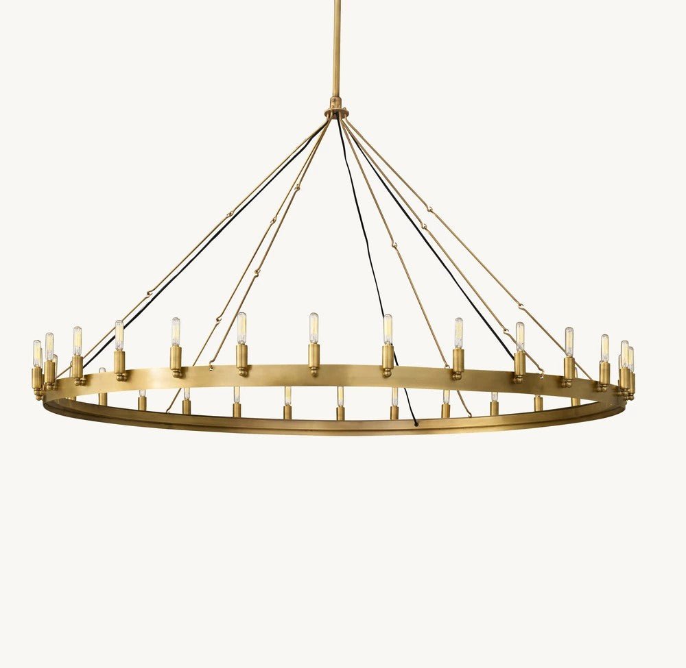 Camena Vintage Filament Round Chandelier - Cyran Lamps