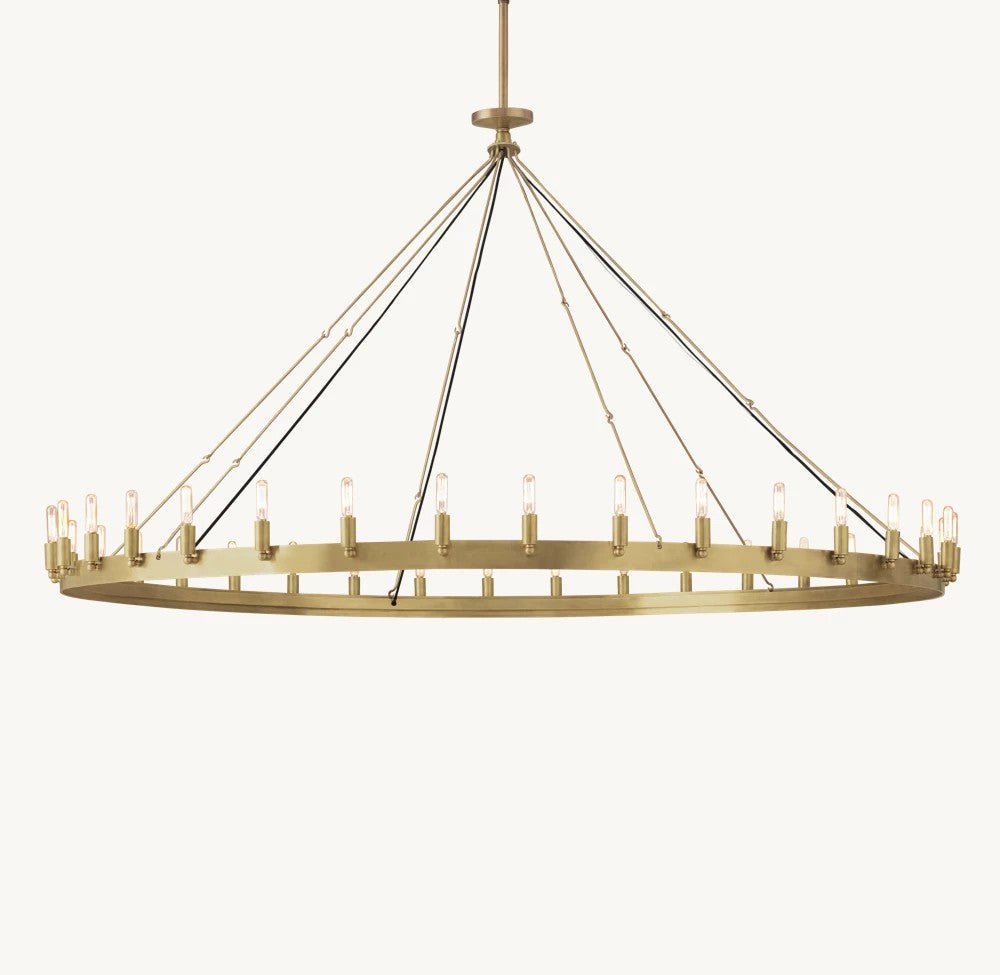 Camena Vintage Filament Round Chandelier - Cyran Lamps