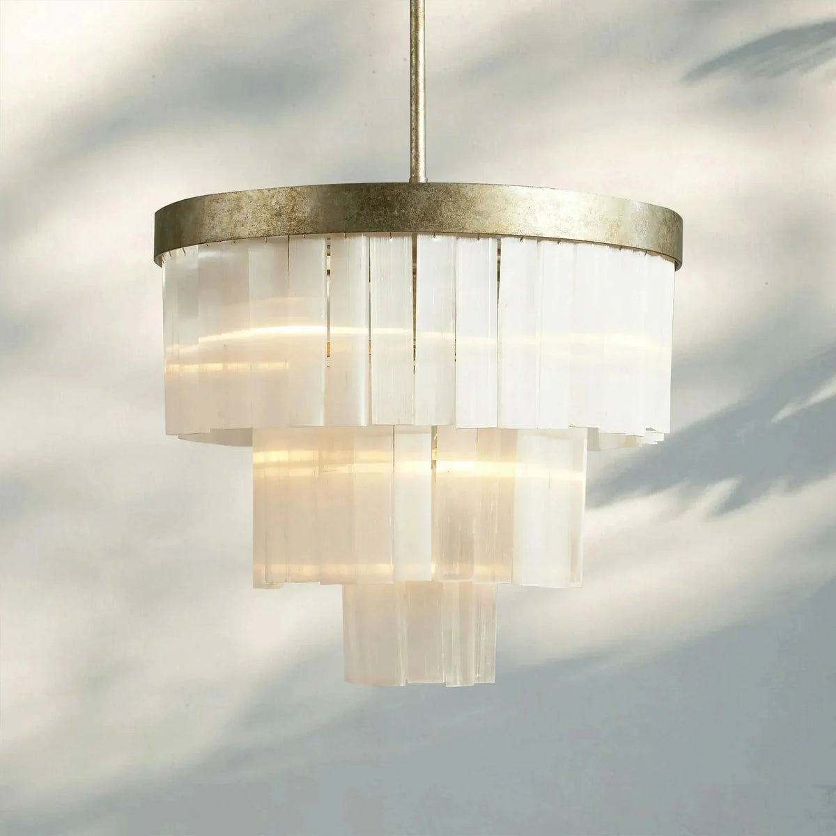 Cameron Round Chandelier 3/4 Tier - cyranlamps