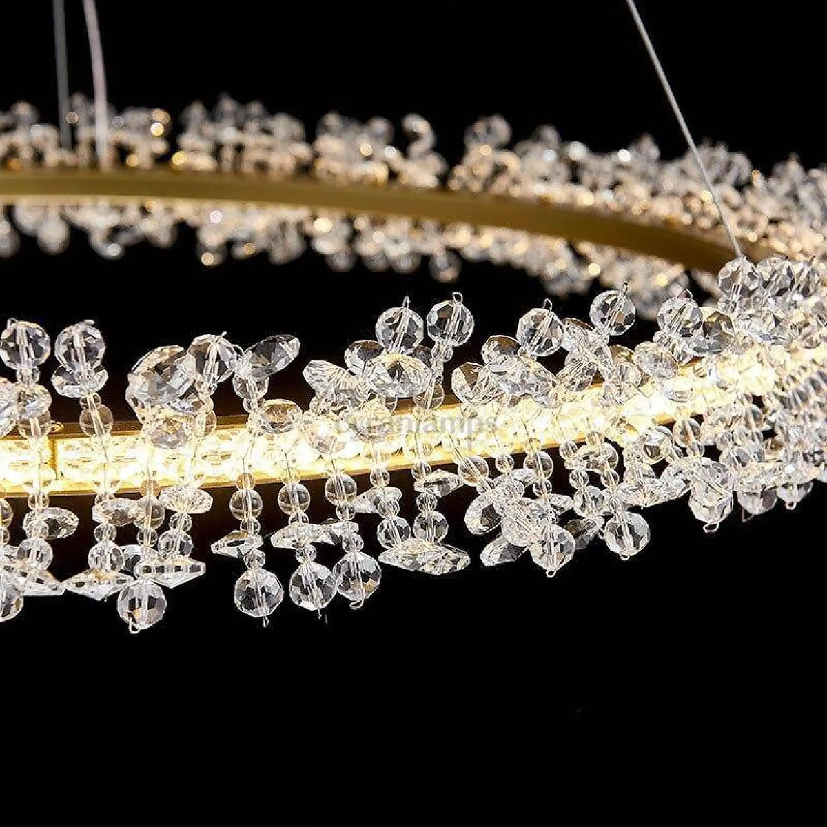 Capri 2 - Ring Modern Crystal Chandelier - cyranlighting