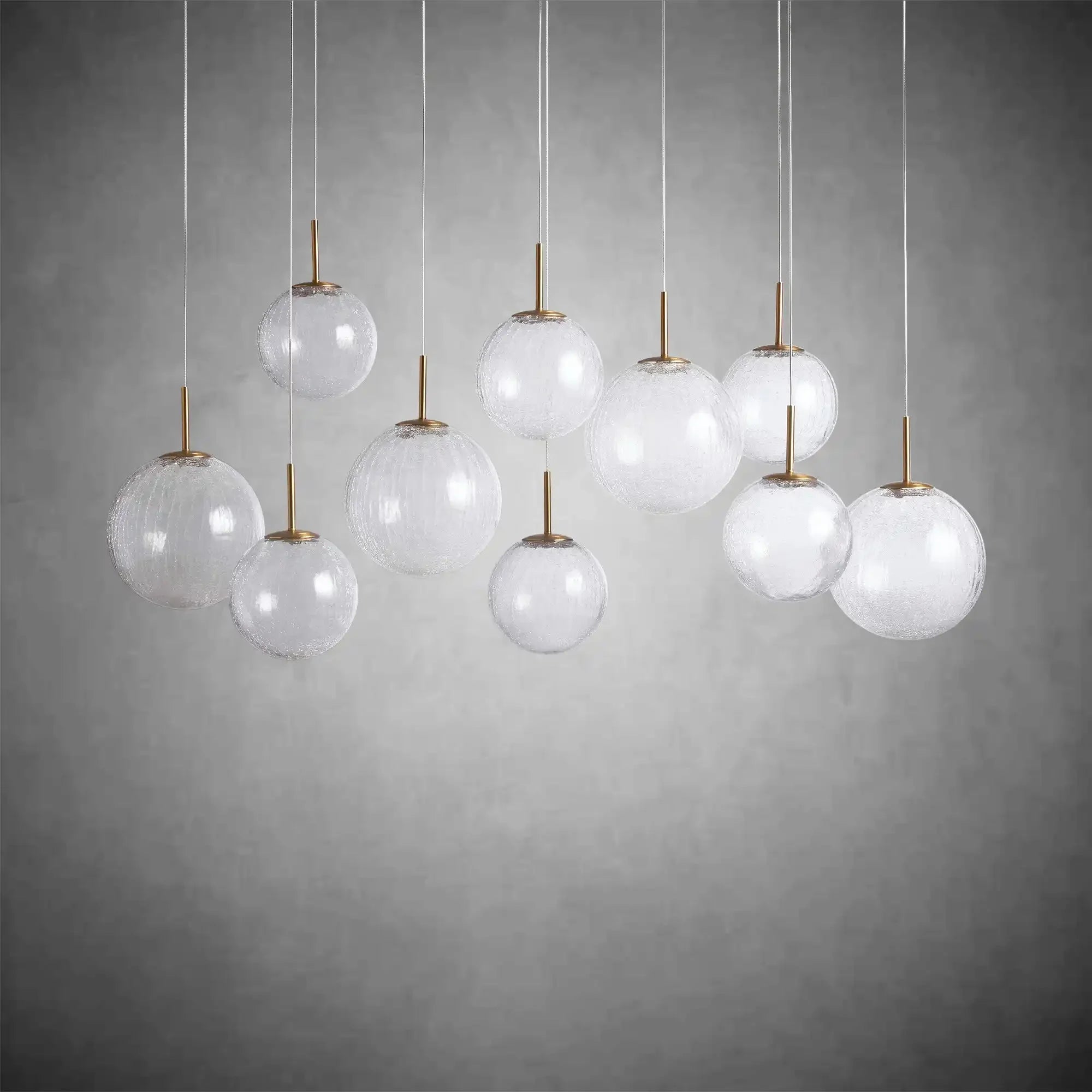 Casen Linear Chandelier 55" 65" - cyranlamps