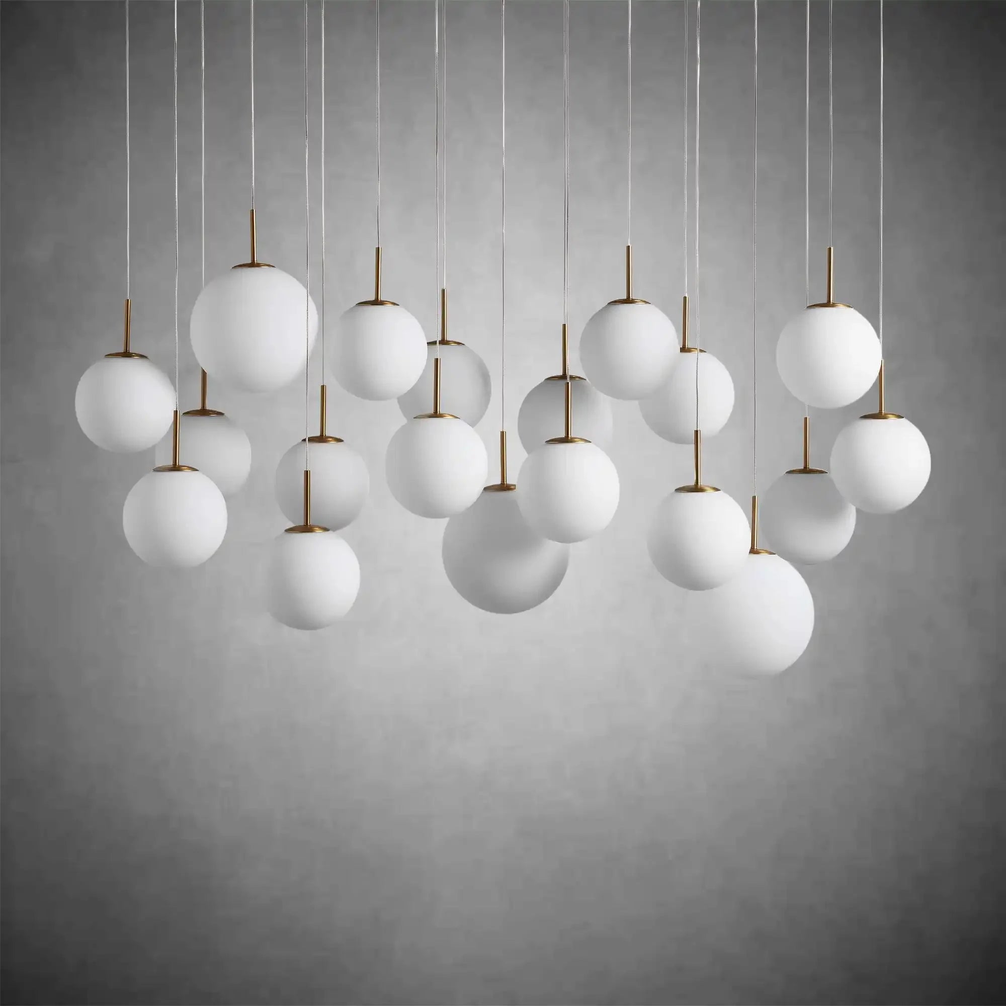 Casen Linear Chandelier 55" 65" - cyranlamps