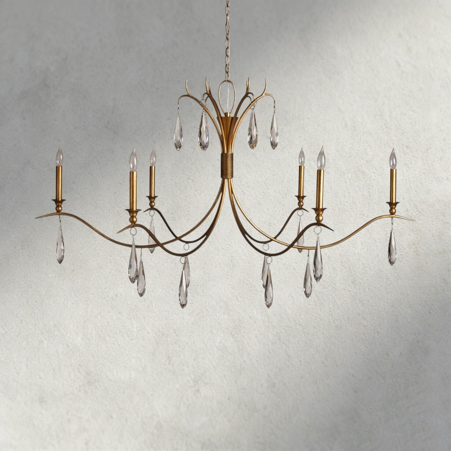 Celine Chandelier 36", 59" - cyranlamps