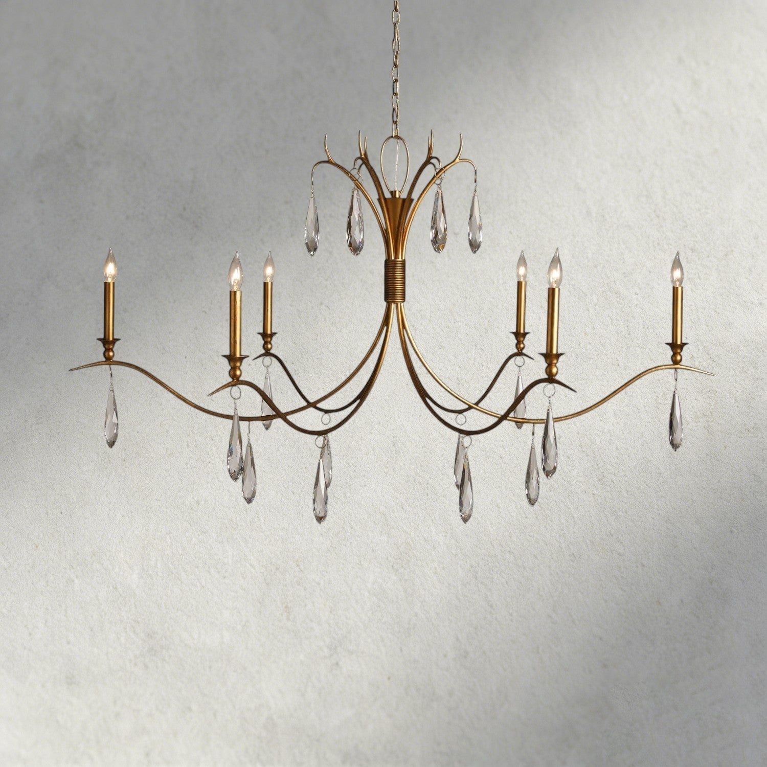 Celine Chandelier 36", 59" - cyranlamps