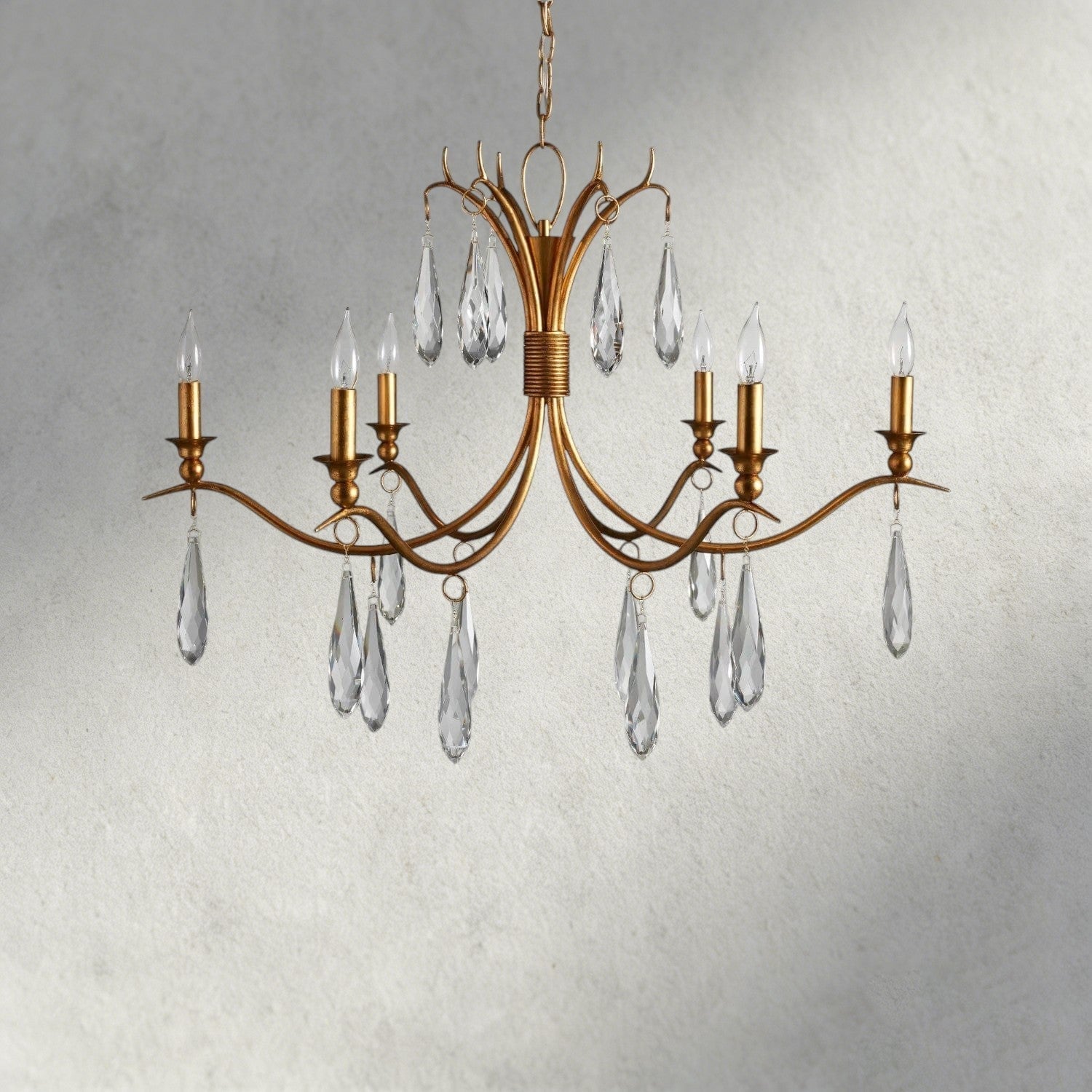 Celine Chandelier 36", 59" - cyranlamps