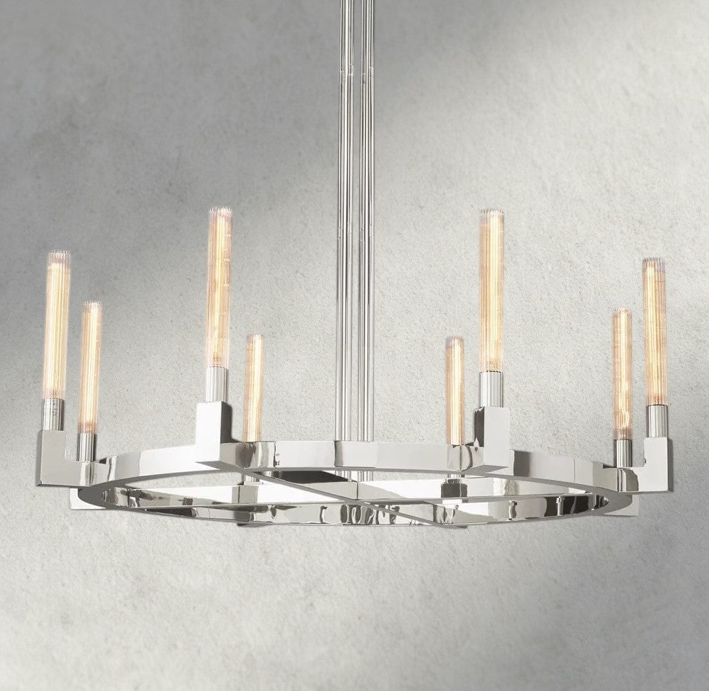 Cennela Round Chandelier 36", 48", 60", 72" - cyranlighting