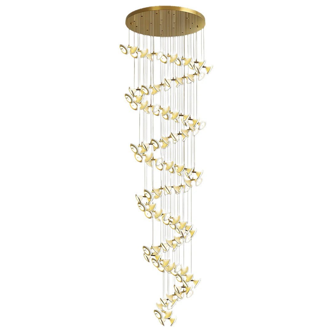Ceramic Chandeliers Luxury Tulip Flower Ceiling Light - Cyran Lamps