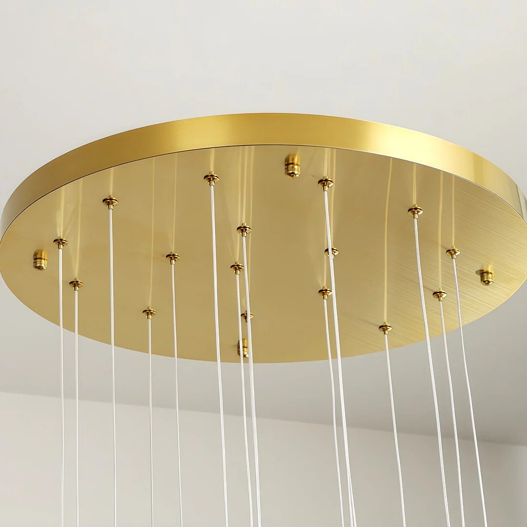 Ceramic Chandeliers Luxury Tulip Flower Ceiling Light - Cyran Lamps