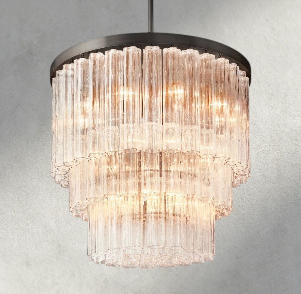 Ciello Three - Tier Round Chandelier - cyranlighting