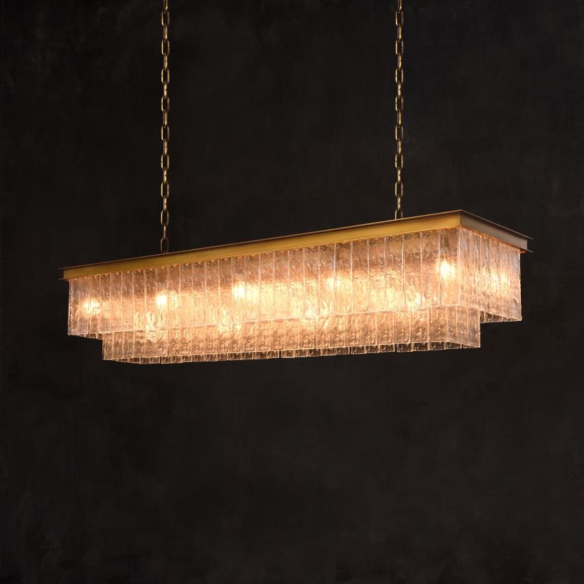 Claire Rectangular Pendant - Cyran Lamps