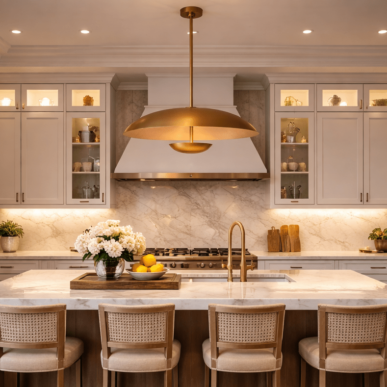 Cosmic Pendant 19'' 25'' 30'' 37'' 49'' 60'' for Kitchen - cyranlighting