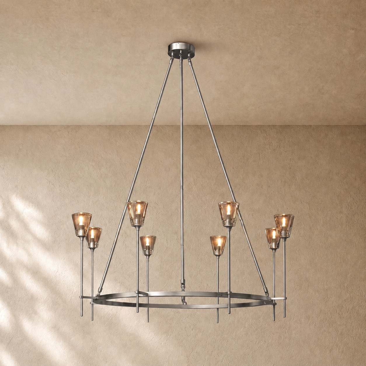 Torch de Vera Round Chandelier