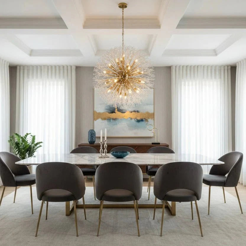 Dandelion Round Chandelier - cyranlamps