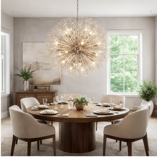 Dandelion Round Chandelier - cyranlamps