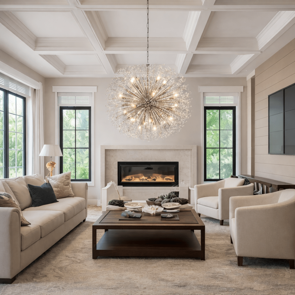 Dandelion Round Chandelier - cyranlamps