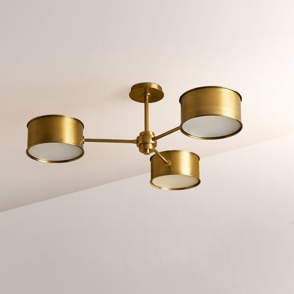 Daphna 3 - Light Metal Semi - Flush Mount - Cyran Lamps