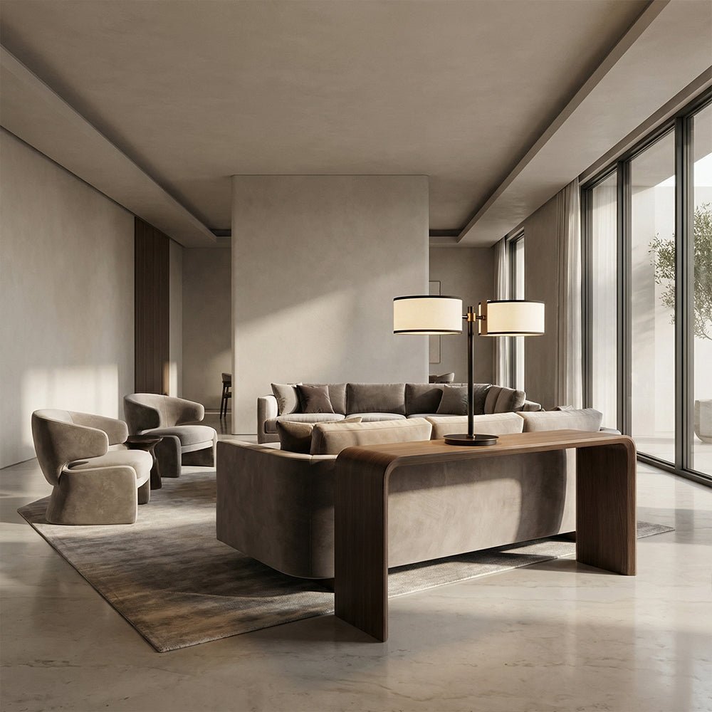 Daphna Dual - Shade Table Lamp - Cyran Lamps